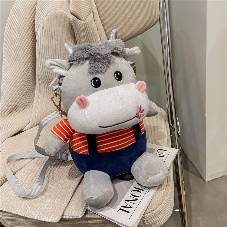 Fashion Style Velvet Small Bags Soft Bull Shape Plush Shoulder Bag Cute Bags Shoulder For Girls Kids
Fashion Style Velvet Small Bags Soft Bull Shape Plush Shoulder Bag Cute Bags Shoulder For Girls Kids