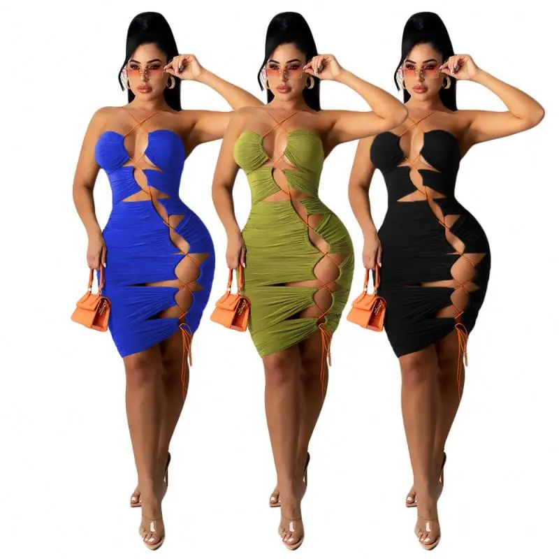 Hot summer women's dress hollow out bandage SLEEVELESS MINI solid color sexy dress elegant dress
Hot summer women's dress hollow out bandage SLEEVELESS MINI solid color sexy dress elegant dress