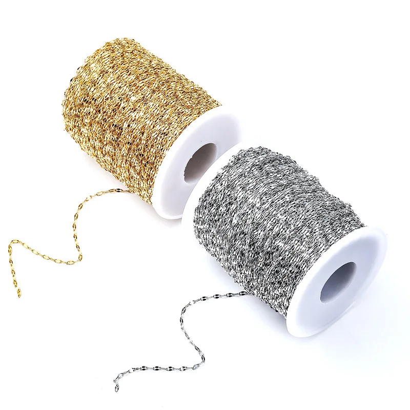 5Meters/Roll Wholesale Thin Design DIY Jewelry Making Sell As Meters Shinny Hot Sale Women Men stainless steel necklace meter
5Meters/Roll Wholesale Thin Design DIY Jewelry Making Sell As Meters Shinny Hot Sale Women Men stainless steel necklace meter