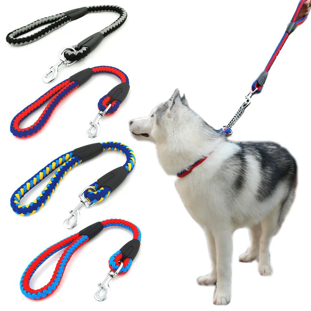 JXANRY Heavy Duty Large Reflective Nylon Braided Mountain Climbing Rope Dog Leash, Customized color
JXANRY Heavy Duty Large Reflective Nylon Braided Mountain Climbing Rope Dog Leash, Customized color