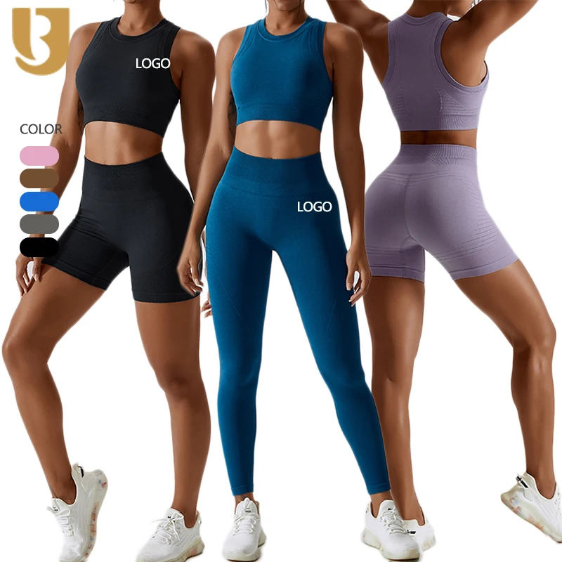 Wholesale Athletic Clothing Gym Fitness Activewear Sport Workout Ladies Clothes Seamless Women Jogger Wear Yoga Suit Set
Wholesale Athletic Clothing Gym Fitness Activewear Sport Workout Ladies Clothes Seamless Women Jogger Wear Yoga Suit Set