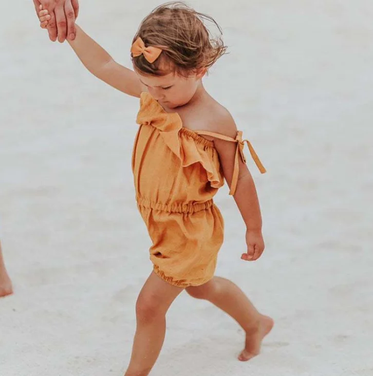 OEM Summer Baby Girl Sleeveless Soft Cotton Linen One-Piece Jumpsuit Shorts Babies' Snap Button Rompers, Picture
OEM Summer Baby Girl Sleeveless Soft Cotton Linen One-Piece Jumpsuit Shorts Babies' Snap Button Rompers, Picture
