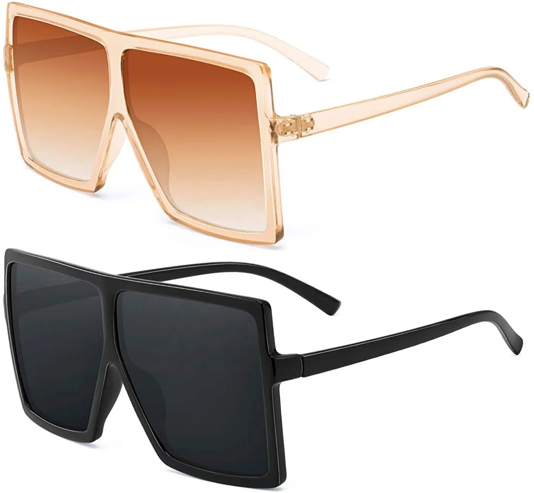 2021 Square Oversized Sunglasses For Women Men Flat Top Fashion Shades Lady Sun Glasses, Custom colors
2021 Square Oversized Sunglasses For Women Men Flat Top Fashion Shades Lady Sun Glasses, Custom colors