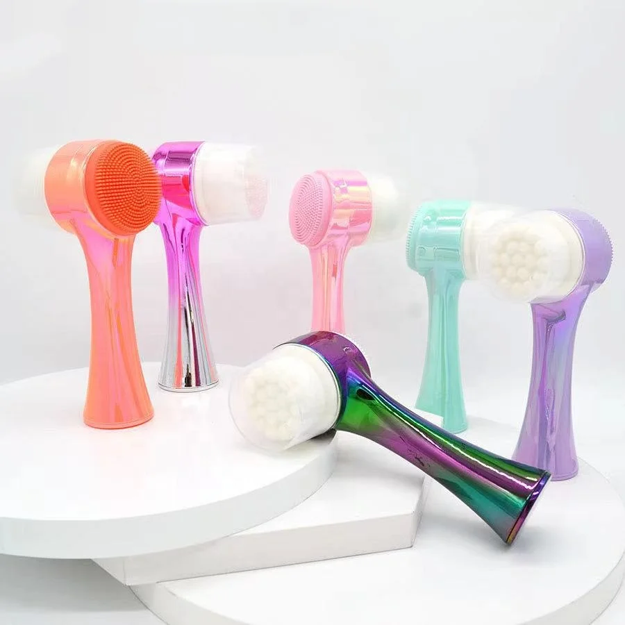 Facial Brush Massage Cleansing Brush Beauty Skin Care Tools Soft Hair Standing 3D New Arriving Glittery Aurora Silicone PVC Box
Facial Brush Massage Cleansing Brush Beauty Skin Care Tools Soft Hair Standing 3D New Arriving Glittery Aurora Silicone PVC Box