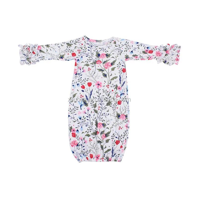 Latest Design Infant Clothing Milk Silk Icing Ruffle Long Sleeve Baby Girl Floral Gown, Picture
Latest Design Infant Clothing Milk Silk Icing Ruffle Long Sleeve Baby Girl Floral Gown, Picture