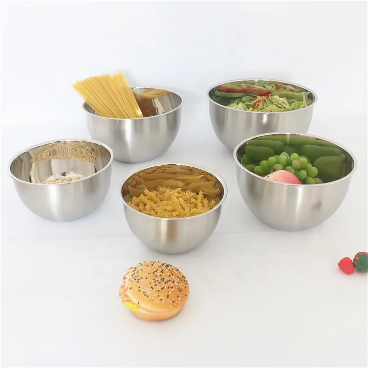 Cheap Price Customer Logo Stronger and Heavy weight Stainless Steel Mixing Bowls Nesting Bowl
Cheap Price Customer Logo Stronger and Heavy weight Stainless Steel Mixing Bowls Nesting Bowl