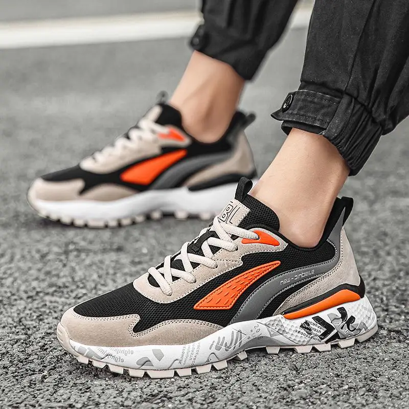 High Quality Man Casual Shoes 2021 Male Lace-up Men Sneakers Non Slip Comfortable Mesh Sneakers Breathable Outdoor Running Shoes
High Quality Man Casual Shoes 2021 Male Lace-up Men Sneakers Non Slip Comfortable Mesh Sneakers Breathable Outdoor Running Shoes