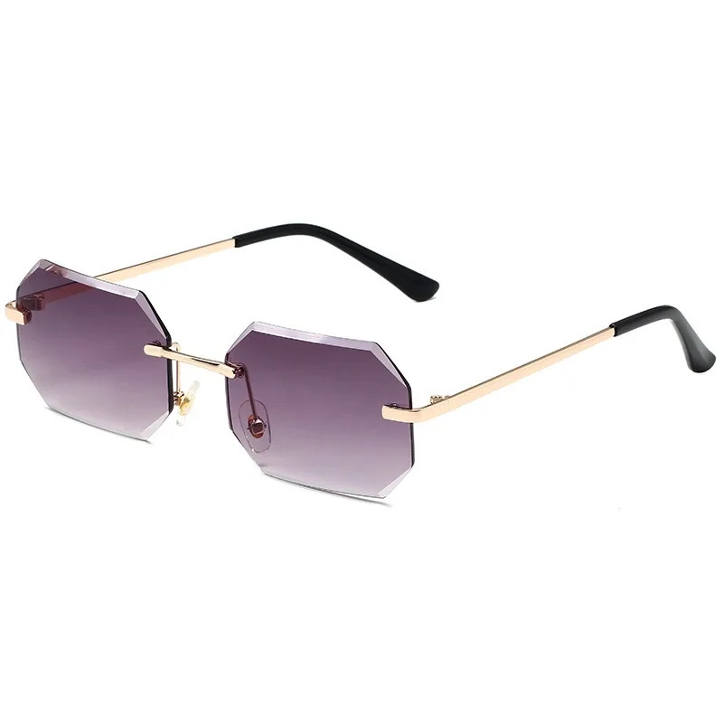 Designer Vintage Luxury Brand Alloy Gradient Sun Glasses Rimless Diamond Cut Rhombus Men Sunglasses Gafa
Designer Vintage Luxury Brand Alloy Gradient Sun Glasses Rimless Diamond Cut Rhombus Men Sunglasses Gafa