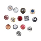 HOT SALE ECO-Friendly Custom Design Rhinestone Crystal Glass Metal All Type Of Clothing Buttons For Garment Accessories