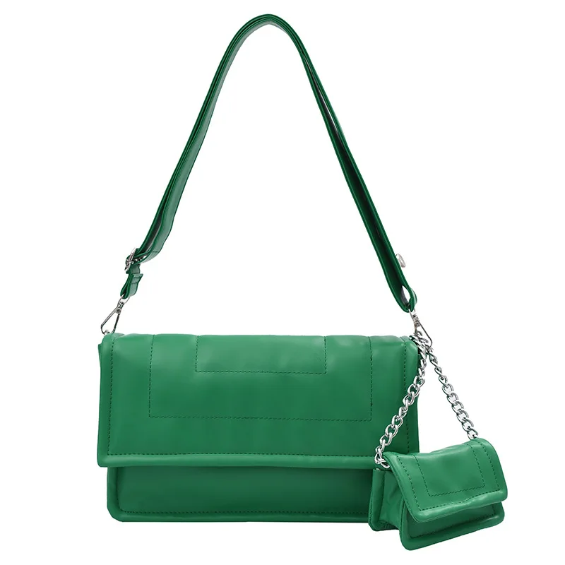 High Quality 2PCS/Sets Soft Pu Leather Chain Shoulder Bag Brand Design Casual Women Purses and Handbag Green Clutch Tote Bags, 4 colors
High Quality 2PCS/Sets Soft Pu Leather Chain Shoulder Bag Brand Design Casual Women Purses and Handbag Green Clutch Tote Bags, 4 colors