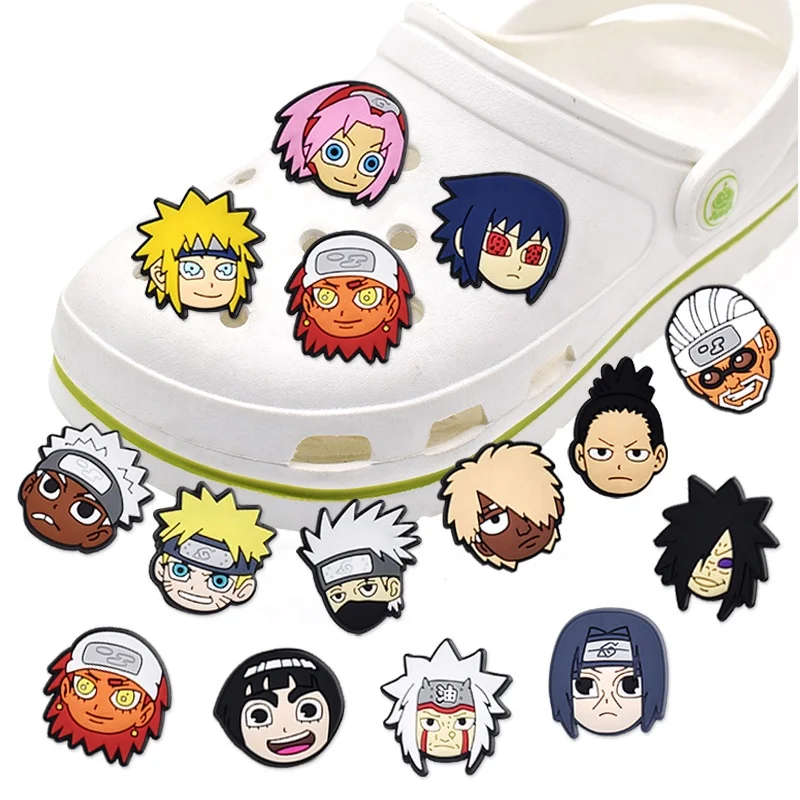 Narto anime croc charms wholesale PVC Designer Charms shoe charms for clog shoe Decoration, As pictures
Narto anime croc charms wholesale PVC Designer Charms shoe charms for clog shoe Decoration, As pictures
