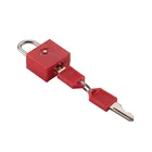 TSA small brass luggage padlock TSA key lock