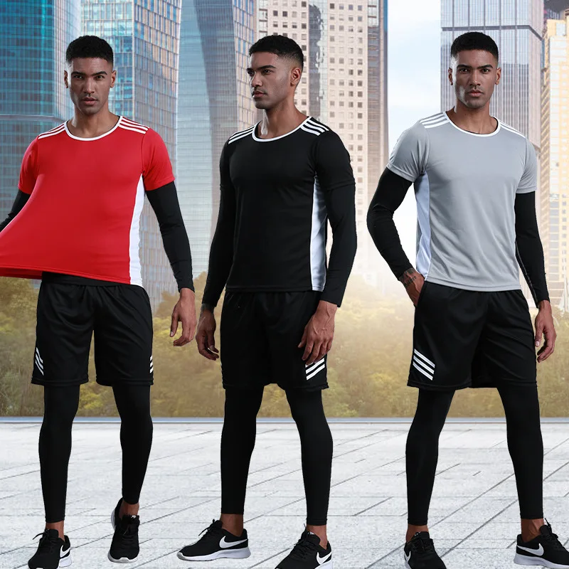 2021 Spring New Wholesale Men Sports Short Sleeve Gym Fitness Quick Drying Tight Fitting T-shirt Tee Slim Fit Compression Shirt, Picture shows
2021 Spring New Wholesale Men Sports Short Sleeve Gym Fitness Quick Drying Tight Fitting T-shirt Tee Slim Fit Compression Shirt, Picture shows