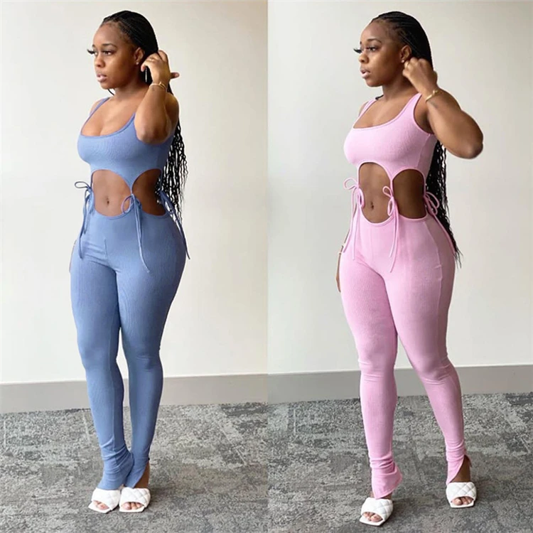 Women Street Rompers Sexy Night Club Party Breathable String Sport One Piece Strap Fitness Cut Out Bodycon Jumpsuits
Women Street Rompers Sexy Night Club Party Breathable String Sport One Piece Strap Fitness Cut Out Bodycon Jumpsuits