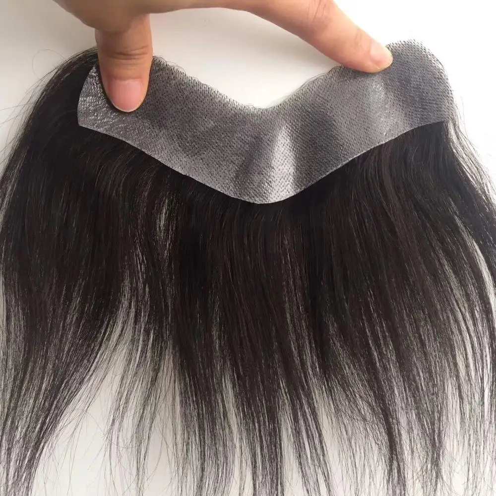 Full Thin Pu Skin Human Hair Front Hairline Hair Piece, We can do any color you want
Full Thin Pu Skin Human Hair Front Hairline Hair Piece, We can do any color you want