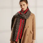 Classic cheap warmed long winter scarf fashional good quality artificial wool scarf for women wholesale mix color