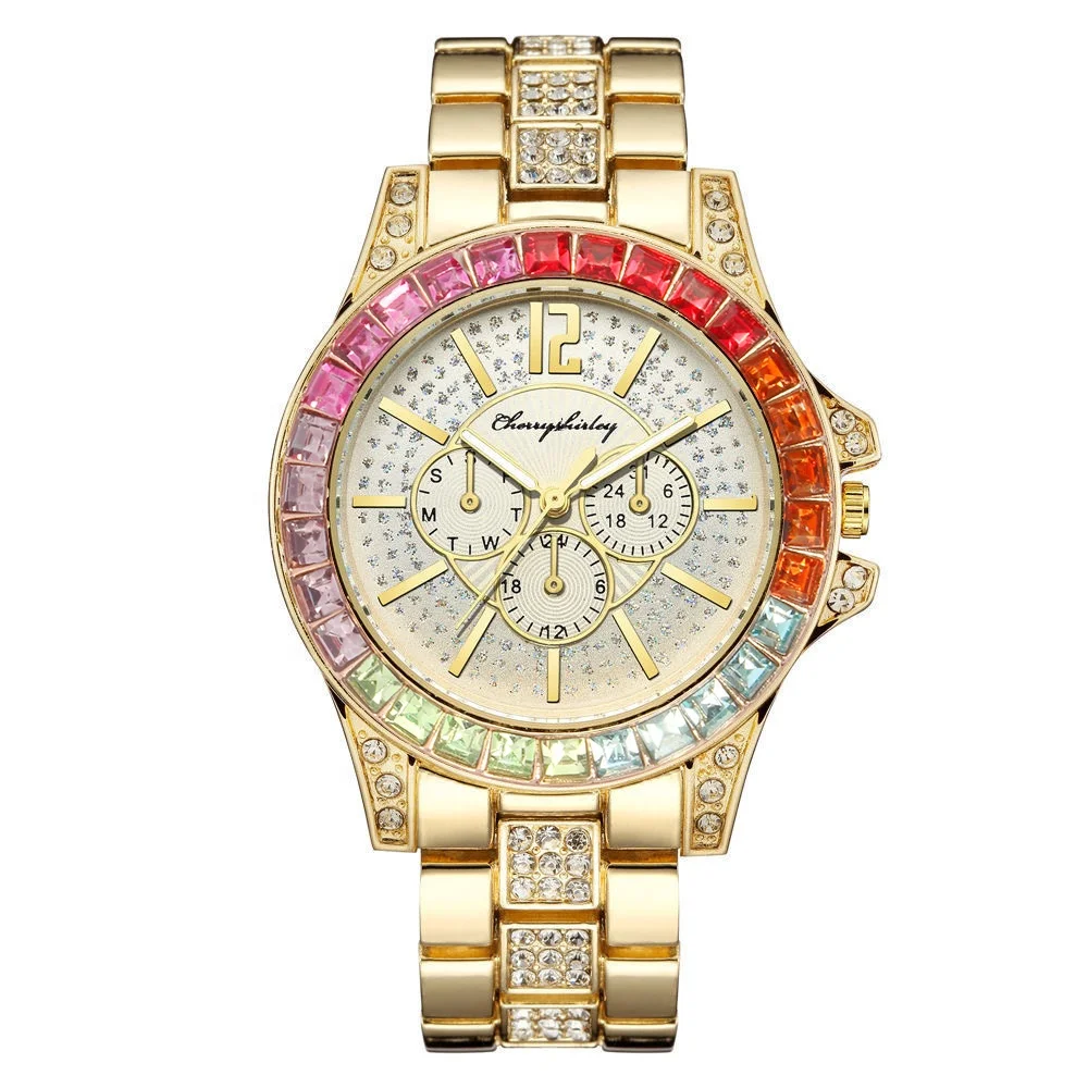 Starry Sky Star Dust Bling Hip Hop Gold Iced Out Watch Colorful Rainbow Diamond Watch Women Iced Out Uhr
Starry Sky Star Dust Bling Hip Hop Gold Iced Out Watch Colorful Rainbow Diamond Watch Women Iced Out Uhr