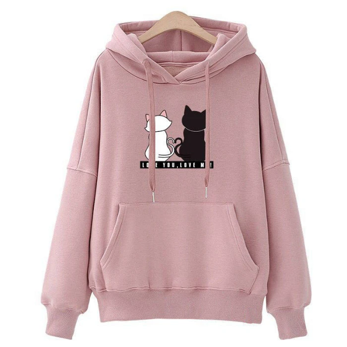Autumn and winter new style hooded sweater women Plush thickening fashion loose Pullover women's wholesale
Autumn and winter new style hooded sweater women Plush thickening fashion loose Pullover women's wholesale