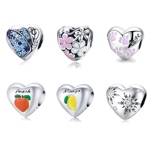 Jiangyuan Wholesale Heart Shape Silver Charms for Bracelet Jewelry making 925 Sterling Silver Pendants Necklace
Jiangyuan Wholesale Heart Shape Silver Charms for Bracelet Jewelry making 925 Sterling Silver Pendants Necklace