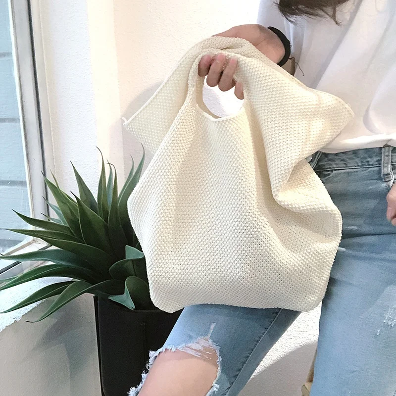 Cute flowerpot shape crochet hand bag soft casual pure color cotton yarn knitted bags
Cute flowerpot shape crochet hand bag soft casual pure color cotton yarn knitted bags