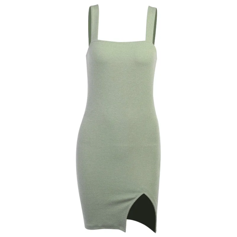 Western New Fashion Green Color Slim Sexy Side Slit Women Summer Casual Slip Dress SNWD040
Western New Fashion Green Color Slim Sexy Side Slit Women Summer Casual Slip Dress SNWD040