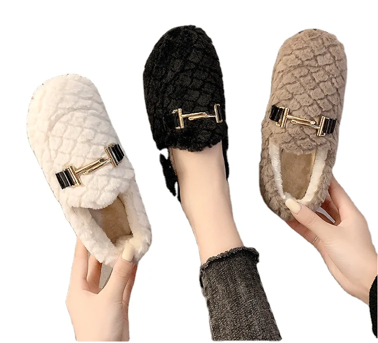 Winter Slippers Women Warm Plush Flat Waterproof Couples Home Indoor Outdoor Soft Cozy Shoes
Winter Slippers Women Warm Plush Flat Waterproof Couples Home Indoor Outdoor Soft Cozy Shoes
