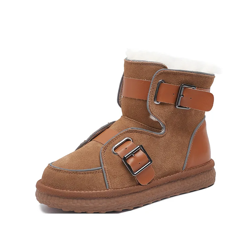 Reflect light flat leather suede boot luxury ankle boots women winter shoes platform woman black botte warm fur ladies snow boot
Reflect light flat leather suede boot luxury ankle boots women winter shoes platform woman black botte warm fur ladies snow boot