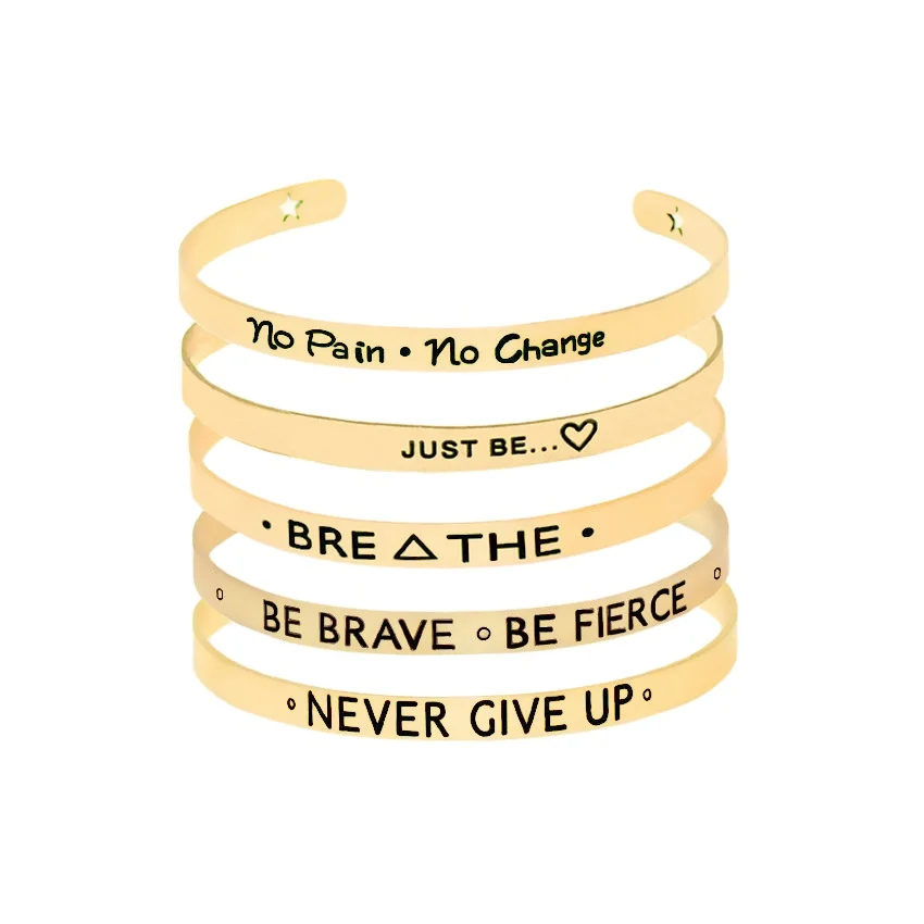 hottest selling customized insirational words simple plain open cuff bangle 316L stainless steel metal bracelet blanks
hottest selling customized insirational words simple plain open cuff bangle 316L stainless steel metal bracelet blanks