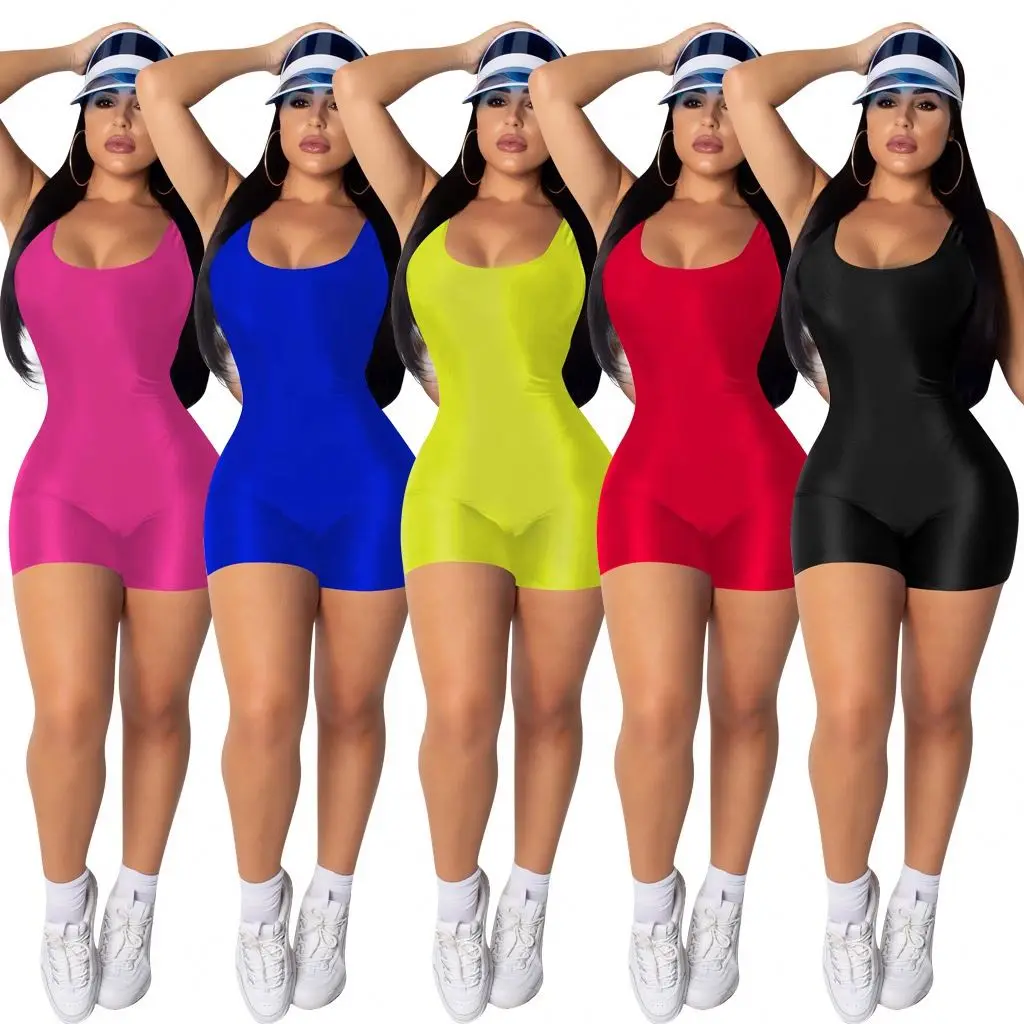 Women Sleeveless U-Neck Solid Bodycon Playsuit Sport Short one pieceJumpsuit Romper Trousers
Women Sleeveless U-Neck Solid Bodycon Playsuit Sport Short one pieceJumpsuit Romper Trousers