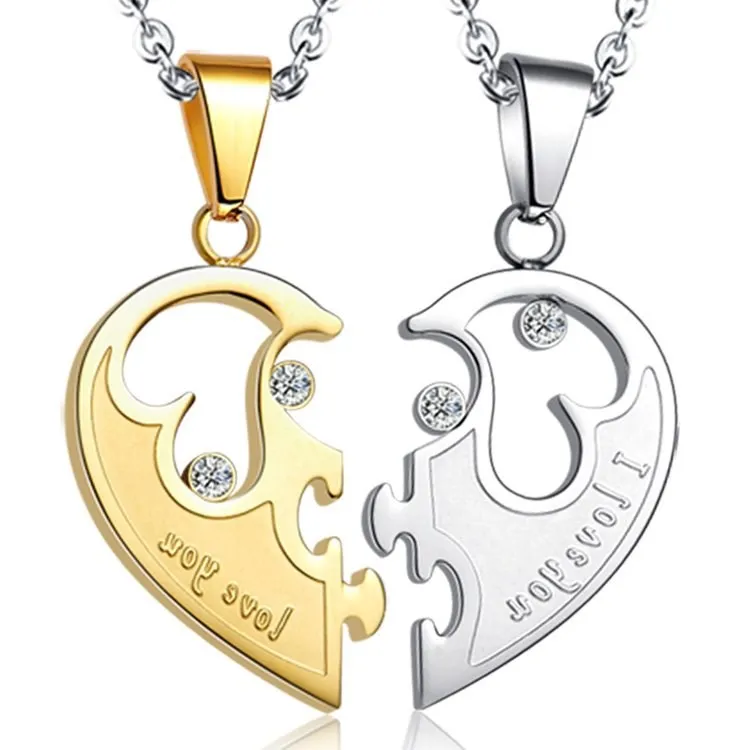 Valentine's Day Gift I Love You Necklace 2 pcs Jewery Set Heart Pendant Lock Key Pendant Necklace For Girl and Boy Lover's Gift, As the picturs
Valentine's Day Gift I Love You Necklace 2 pcs Jewery Set Heart Pendant Lock Key Pendant Necklace For Girl and Boy Lover's Gift, As the picturs
