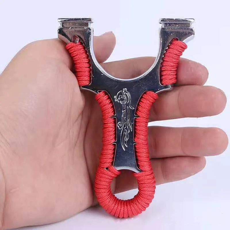 New Red Slingshot Catapult Alloy Flat Leather Free Slingshot Flat Leather Slingshot Flat Rubber Band
New Red Slingshot Catapult Alloy Flat Leather Free Slingshot Flat Leather Slingshot Flat Rubber Band