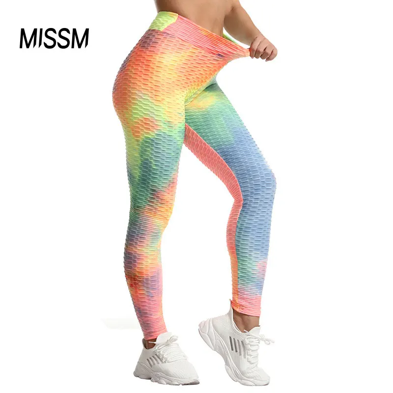 MISSM Women Tie-Dye Bubble Yoga Pants Slim Fitness Printed Butt Lifting Yoga Pants
MISSM Women Tie-Dye Bubble Yoga Pants Slim Fitness Printed Butt Lifting Yoga Pants