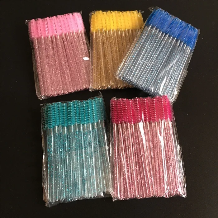 Private Label Colorful Disposable Eyelash Brush Mascara Brush Crystal Rod Nylon Eyelash Brush
Private Label Colorful Disposable Eyelash Brush Mascara Brush Crystal Rod Nylon Eyelash Brush