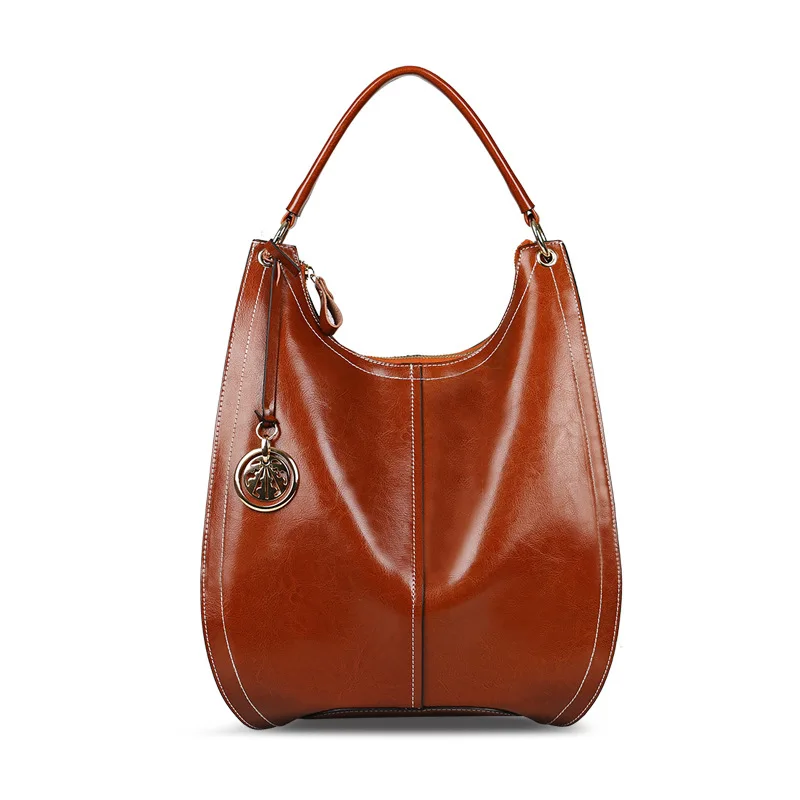 2020 New Arrivals Vintage Oil Wax Cowhide Leather Ladies Big Shoulder Bags Women Tote Handbags
2020 New Arrivals Vintage Oil Wax Cowhide Leather Ladies Big Shoulder Bags Women Tote Handbags