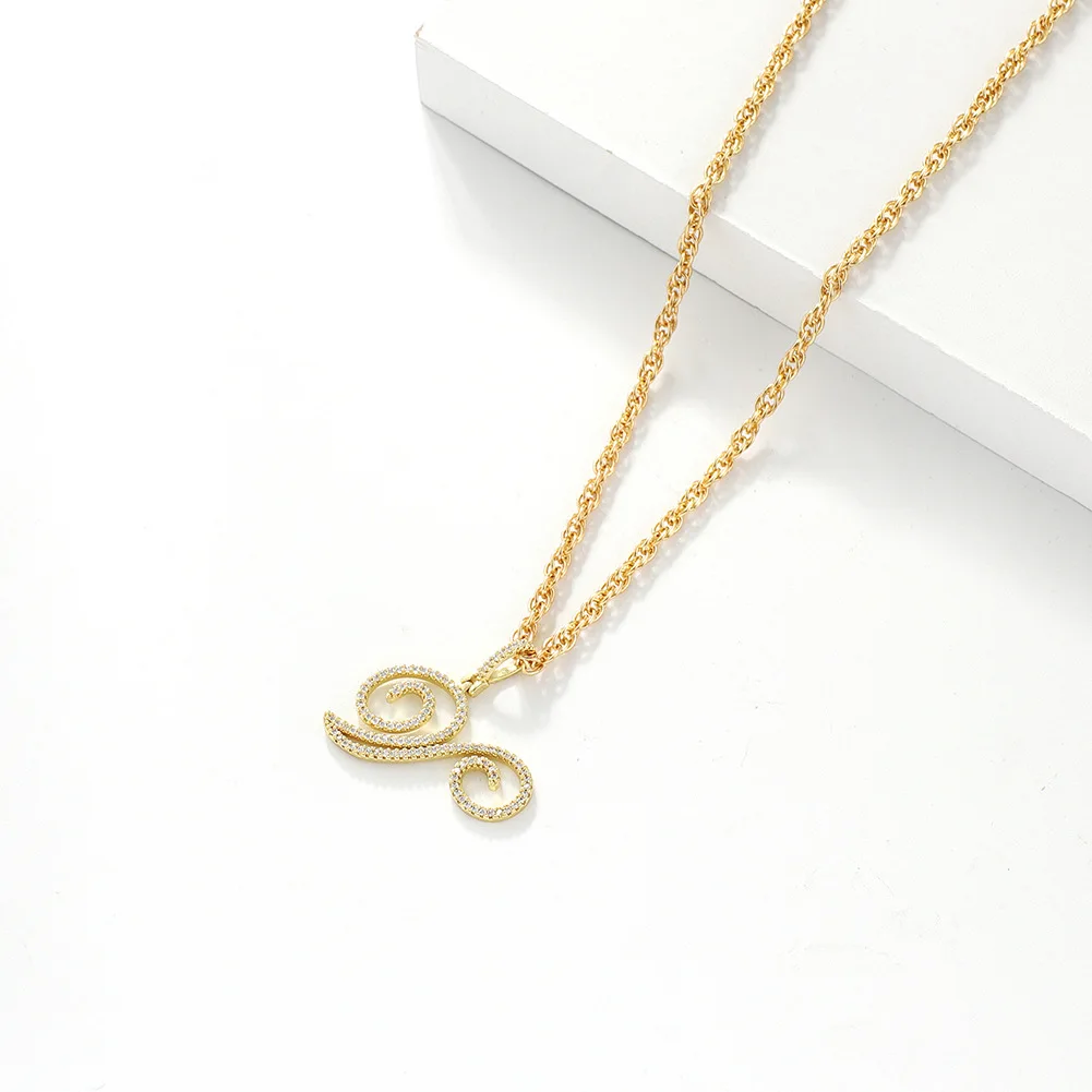 Hip Hop Jewelry Brass 18K Gold Plated Zircon Diamond Initial Pendant Necklace For Women
Hip Hop Jewelry Brass 18K Gold Plated Zircon Diamond Initial Pendant Necklace For Women