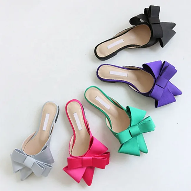 Summer Neon Color Flat Pointed Toe Slip On Mules Sandals Women Bowknot Satin Slippers Mules, Leopard
Summer Neon Color Flat Pointed Toe Slip On Mules Sandals Women Bowknot Satin Slippers Mules, Leopard