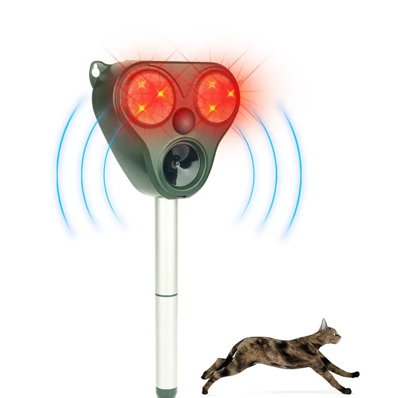 Solar Powered Animal Repeller Waterproof PIR Sensor Outdoor Garden Anti Cat Dog USB Ultrasonics Solar Alarm Drive Repeller, Army green
Solar Powered Animal Repeller Waterproof PIR Sensor Outdoor Garden Anti Cat Dog USB Ultrasonics Solar Alarm Drive Repeller, Army green