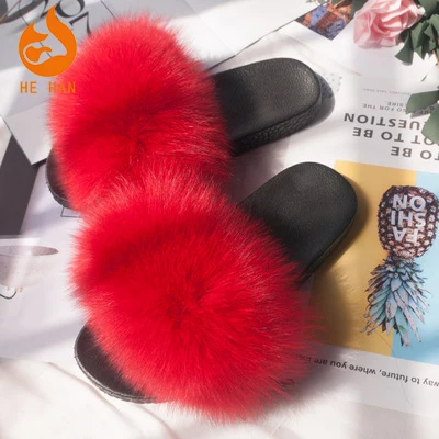 soft fluffy real fox fur sandals kids slides pink women girls baby fur slippers
soft fluffy real fox fur sandals kids slides pink women girls baby fur slippers