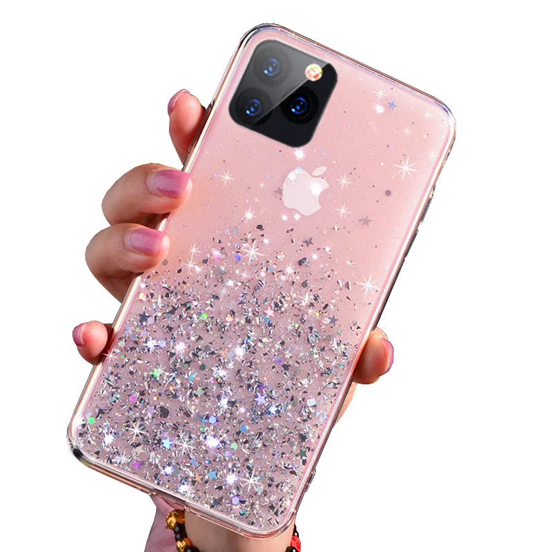 For iPhone 12 Case Luxury Bling Sequins Star Glitter Phone Cover For iPhone 12 Pro Max Shining Transparent Soft TPU Cover, As pictures shows
For iPhone 12 Case Luxury Bling Sequins Star Glitter Phone Cover For iPhone 12 Pro Max Shining Transparent Soft TPU Cover, As pictures shows