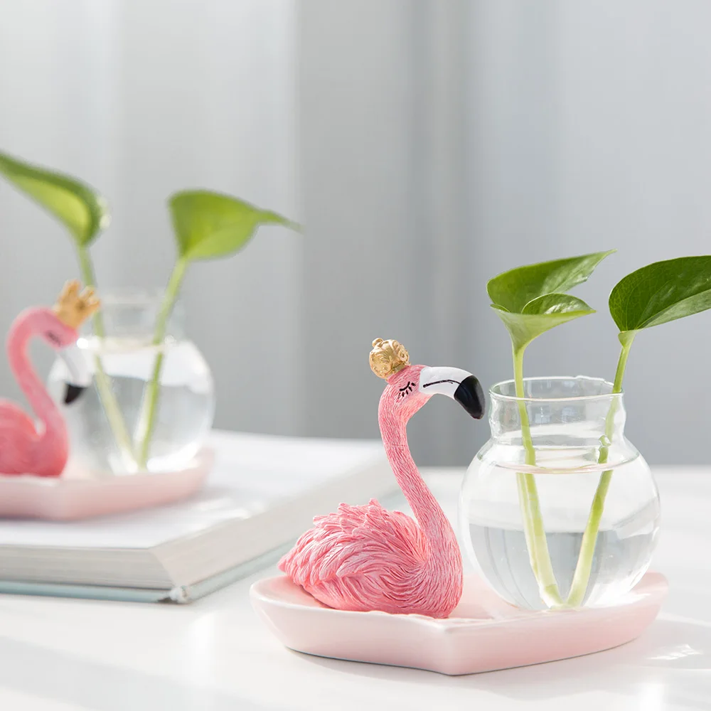 New Year Flamingo Hydroponic Flowerpot Ornaments Coffee Modern House Tables Decor Decoration For Home Accessories
New Year Flamingo Hydroponic Flowerpot Ornaments Coffee Modern House Tables Decor Decoration For Home Accessories