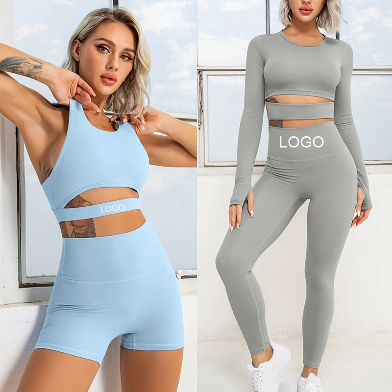 Popular Seamless Yoga Suit 5 piece Sports Shirts Crop Top Leggings Gym Clothes Fitness Tracksuit Workout Set, As picture
Popular Seamless Yoga Suit 5 piece Sports Shirts Crop Top Leggings Gym Clothes Fitness Tracksuit Workout Set, As picture