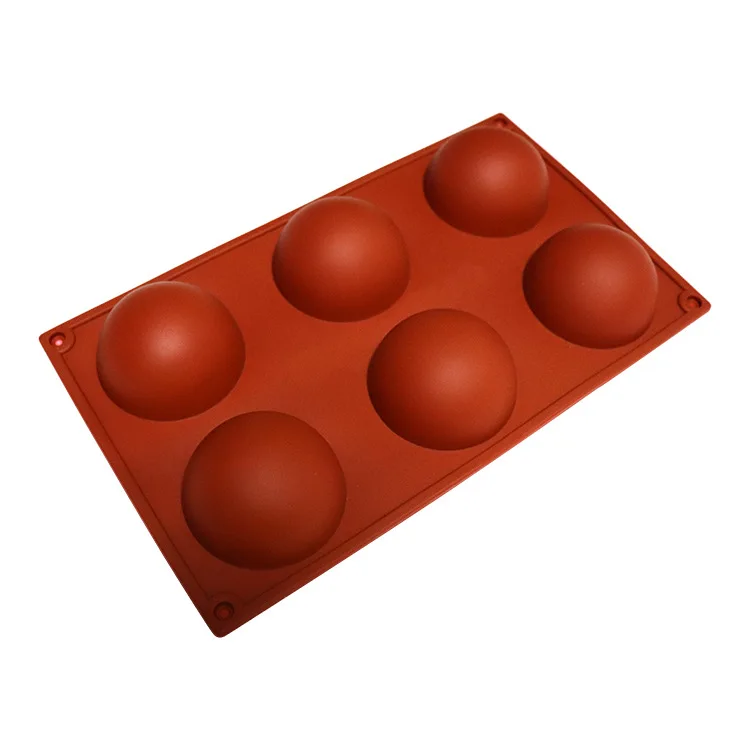 Large 6-Cavity Semi Sphere Silicone Mold Baking Mold for Making Hot Chocolate Bomb Cake Jelly Dome Mousse
Large 6-Cavity Semi Sphere Silicone Mold Baking Mold for Making Hot Chocolate Bomb Cake Jelly Dome Mousse