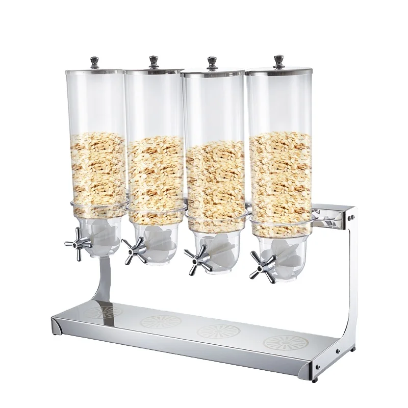 Multiple Dispenser Cereals Mirror Polish Hotel Used Tabletop Dry Food Cereal Dispenser
Multiple Dispenser Cereals Mirror Polish Hotel Used Tabletop Dry Food Cereal Dispenser