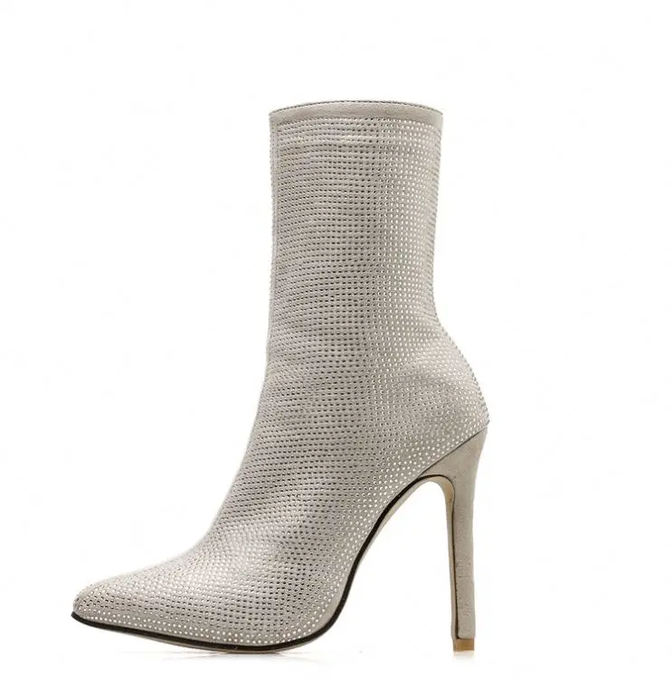 Wholesale winter sexy shoes ladies rhinestone bling ankle high heels women boots, Black,white
Wholesale winter sexy shoes ladies rhinestone bling ankle high heels women boots, Black,white