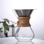 manual drip coffee brewing dripper filter and personalized coffee pot