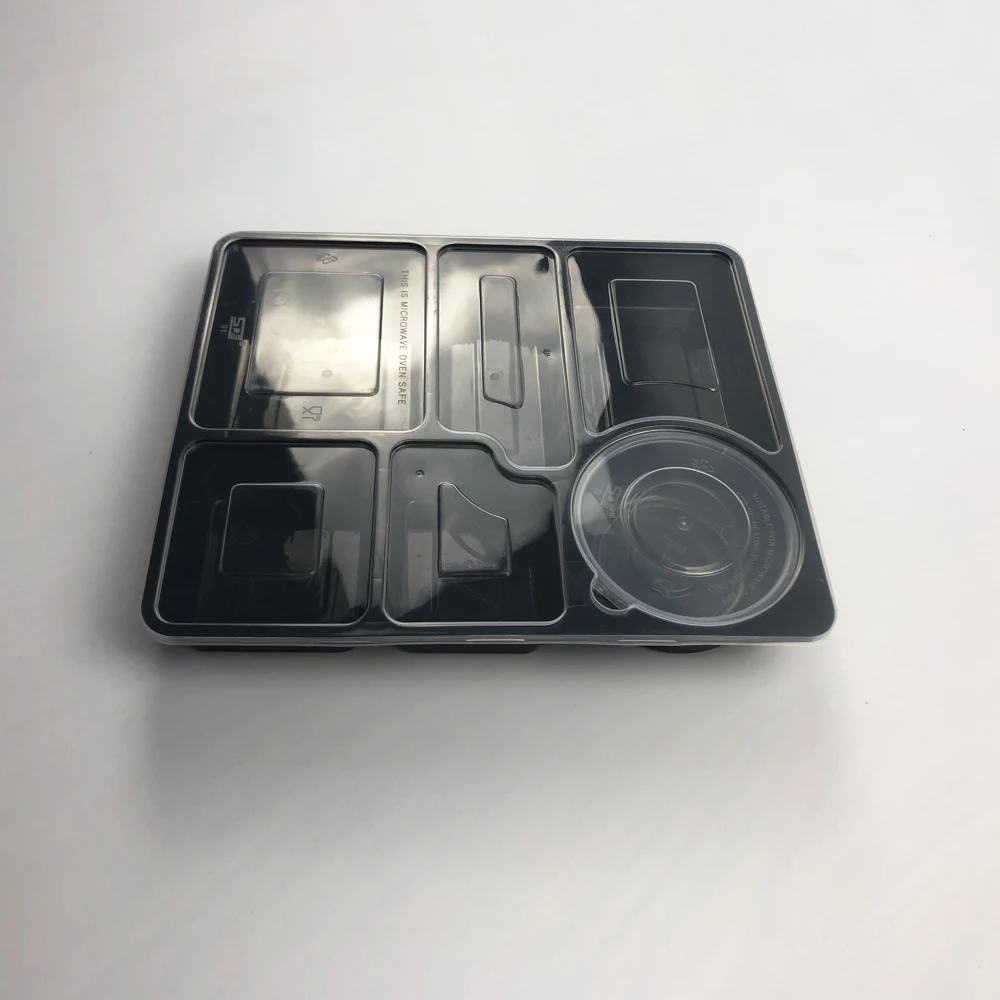 Microwave safe 6 compartment disposable takeaway fast food plastic disposable food container, Oem
Microwave safe 6 compartment disposable takeaway fast food plastic disposable food container, Oem