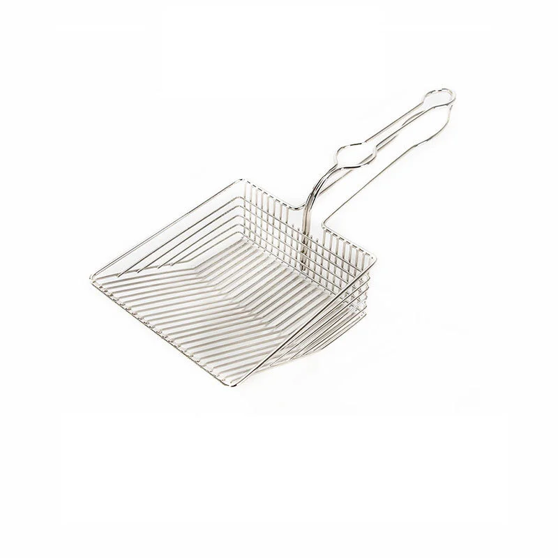 Wholesale Custom New Design Stainless Steel Metal Cat Litter Scoop Durable Cat Litter Shovel
Wholesale Custom New Design Stainless Steel Metal Cat Litter Scoop Durable Cat Litter Shovel