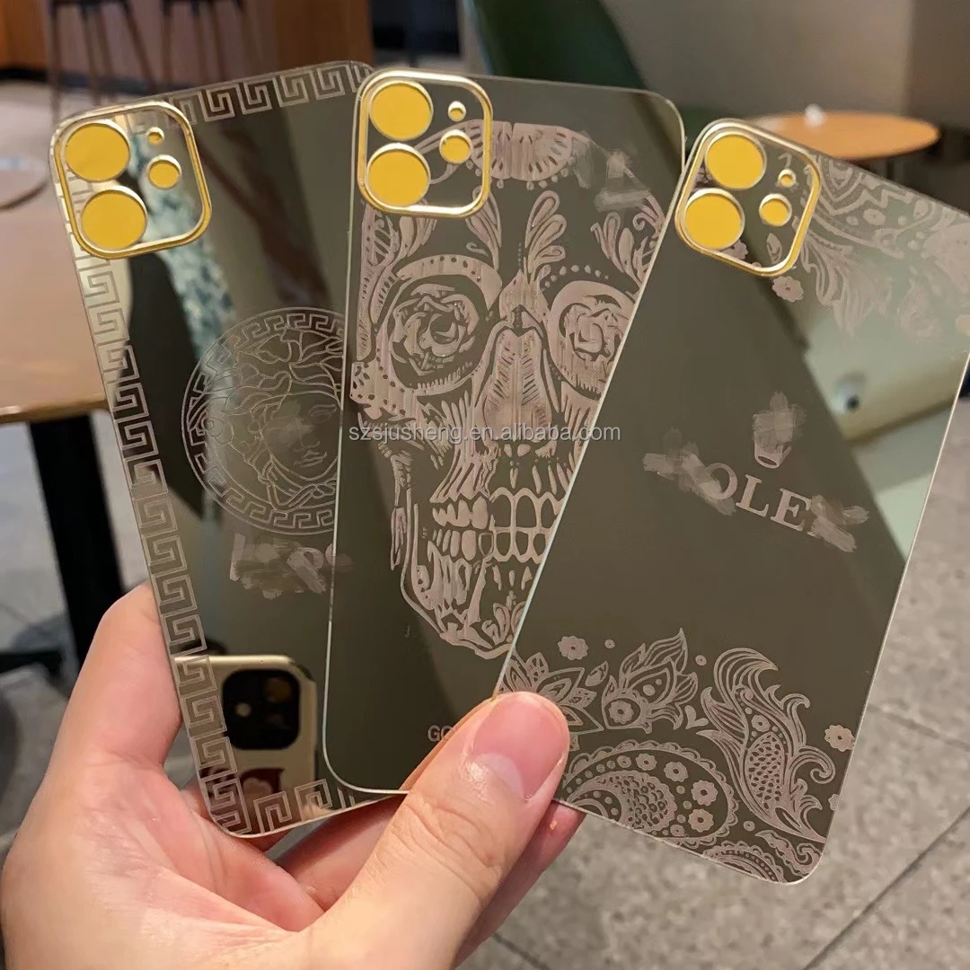 Wholesale high quality mobile phone protective film front and rear film set suitable for iPhone11 plating mirror luxury gold
Wholesale high quality mobile phone protective film front and rear film set suitable for iPhone11 plating mirror luxury gold