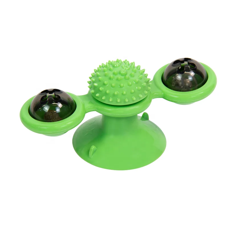 Cat Massage Self Windmill Toy Suction Cup Wall Mounted Cat Interactive Toys, As pictures
Cat Massage Self Windmill Toy Suction Cup Wall Mounted Cat Interactive Toys, As pictures