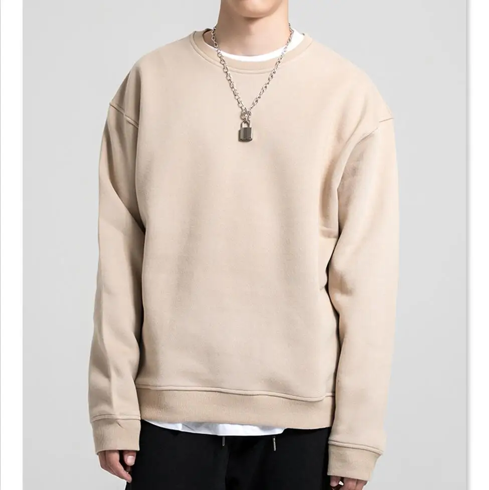 Plain blank winter streetwear heavy cotton custom men oversized crew neck sweater, Customized color
Plain blank winter streetwear heavy cotton custom men oversized crew neck sweater, Customized color